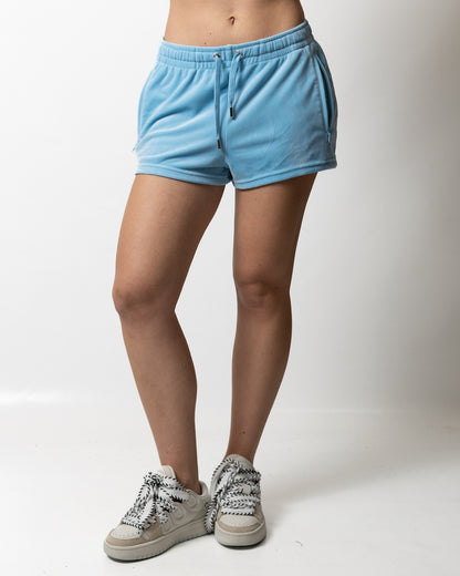 Short Juicy Couture effetto velluto "Tamia Outline" donna