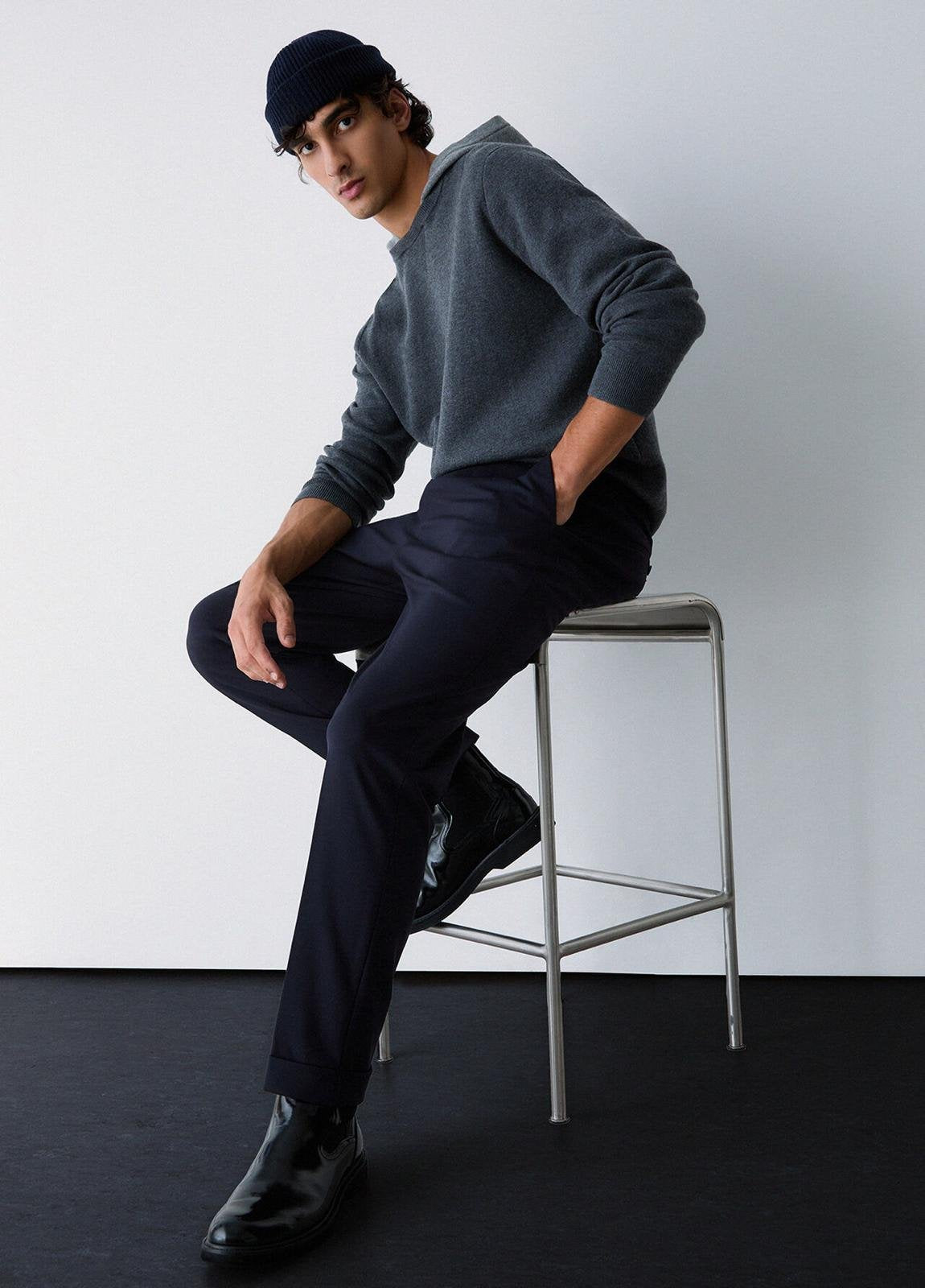Pantalone Liu Jo "JoggJersey"con logo metallico