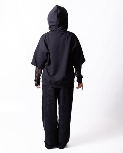Pantalone Disclaimer con dettaglio in pizzo donna
