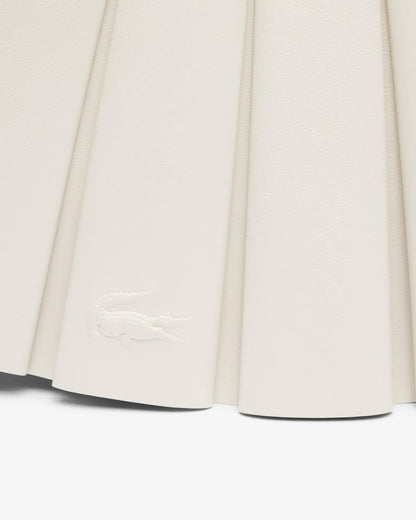 Borsa Lacoste in pelle plissettata donna