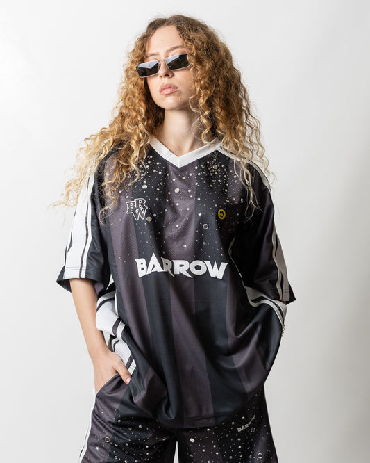 T-Shirt Barrow soccer con borchie e strass donna