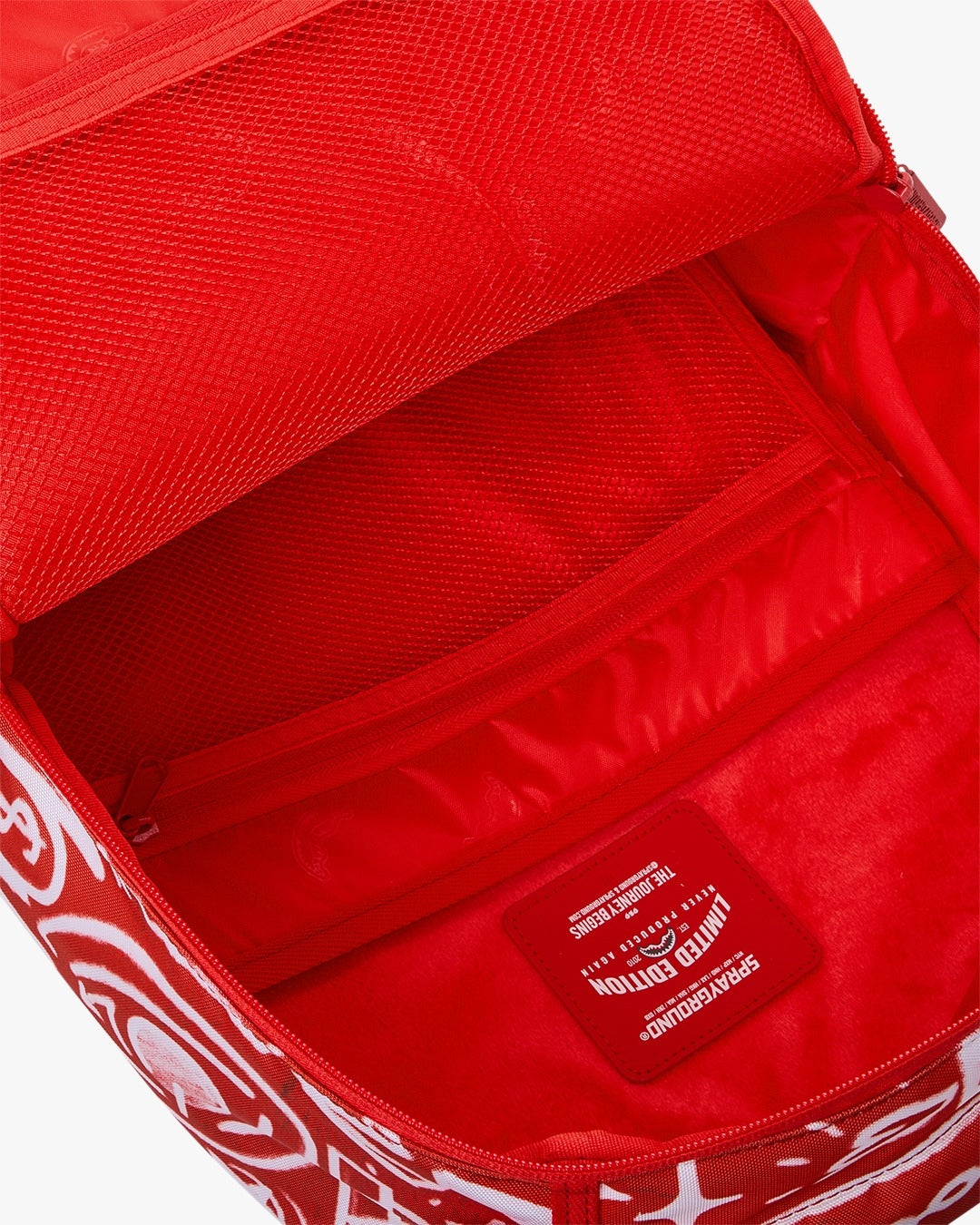 Zaino Sprayground rosso GRAFFITI WALL DLXSR BACKPACK