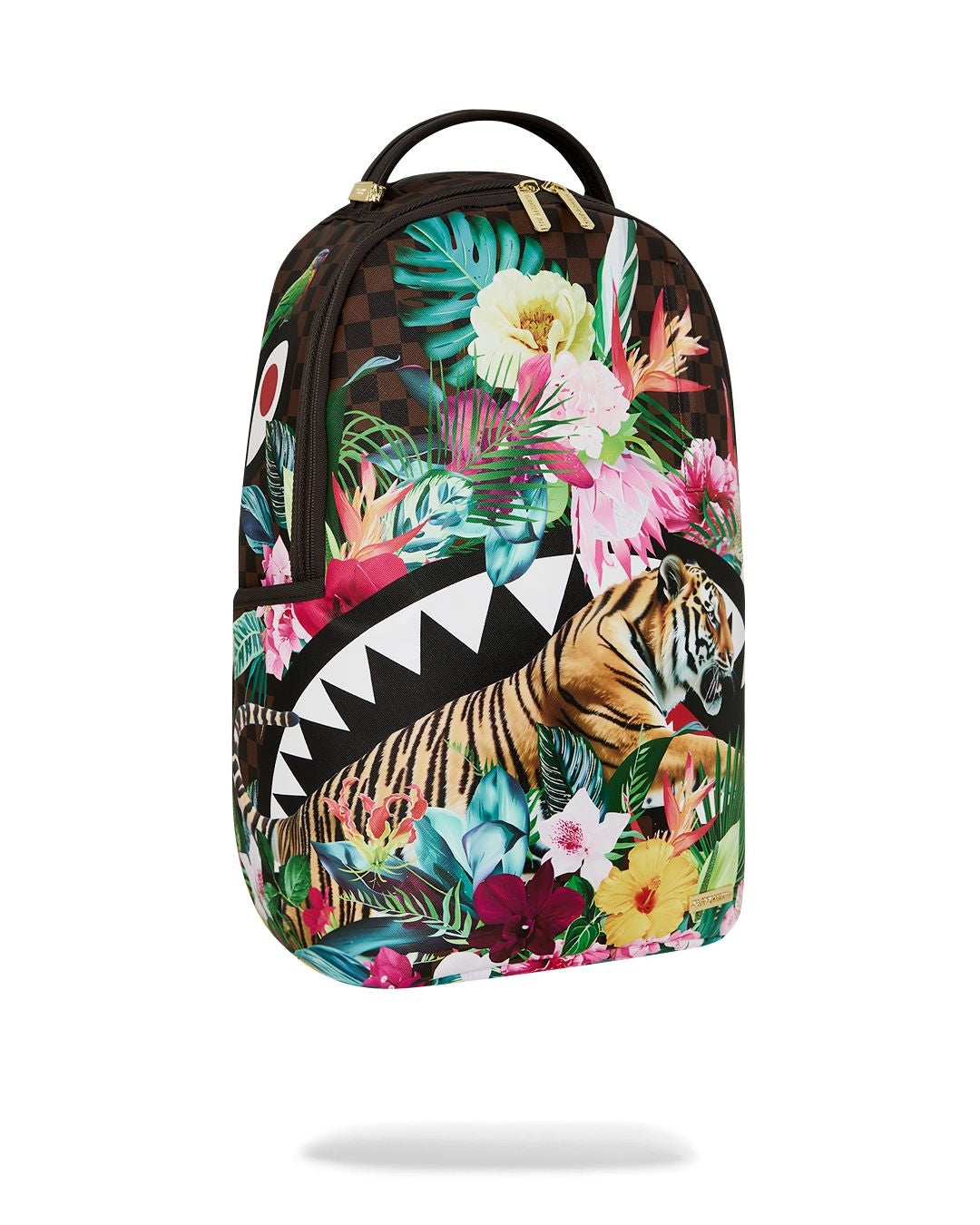 Zaino Sprayground marrone FLOWERING JUNGLE SHARK 2 BACKPACK