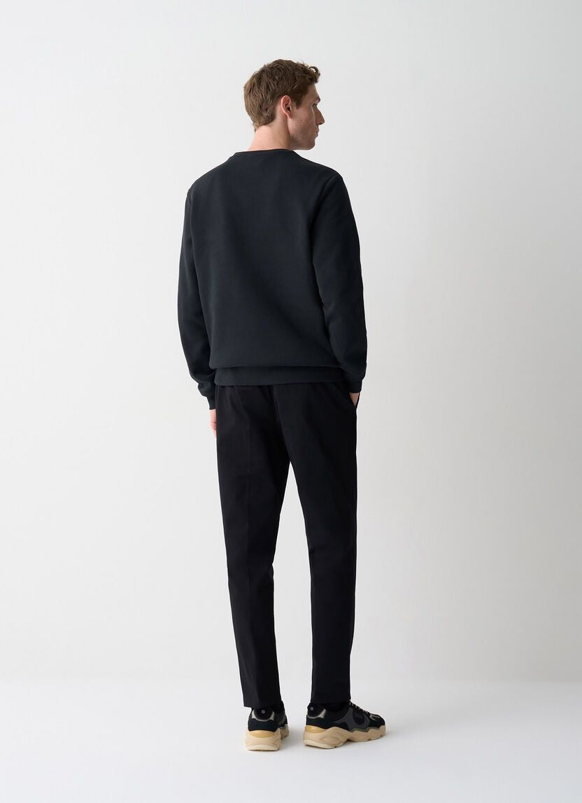 Felpa Colmar girocollo con tasca in nylon uomo