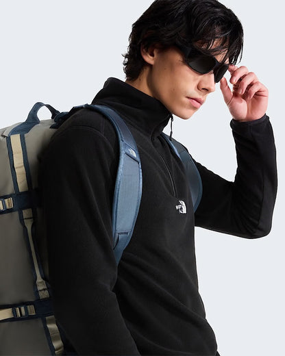 Felpa The North Face con logo ricamato e mezza zip