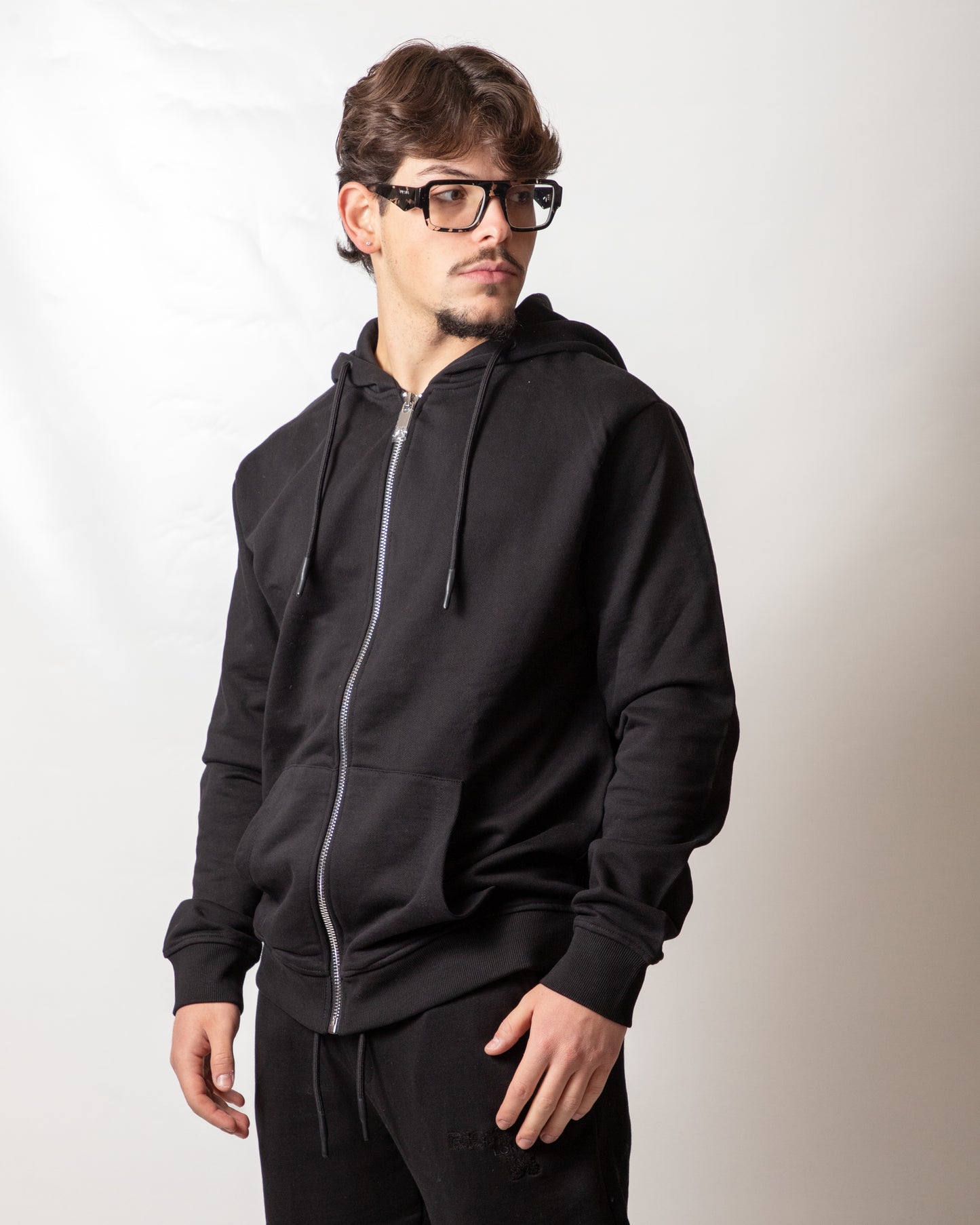 Felpa Richmond X fullzip con logo teddy uomo