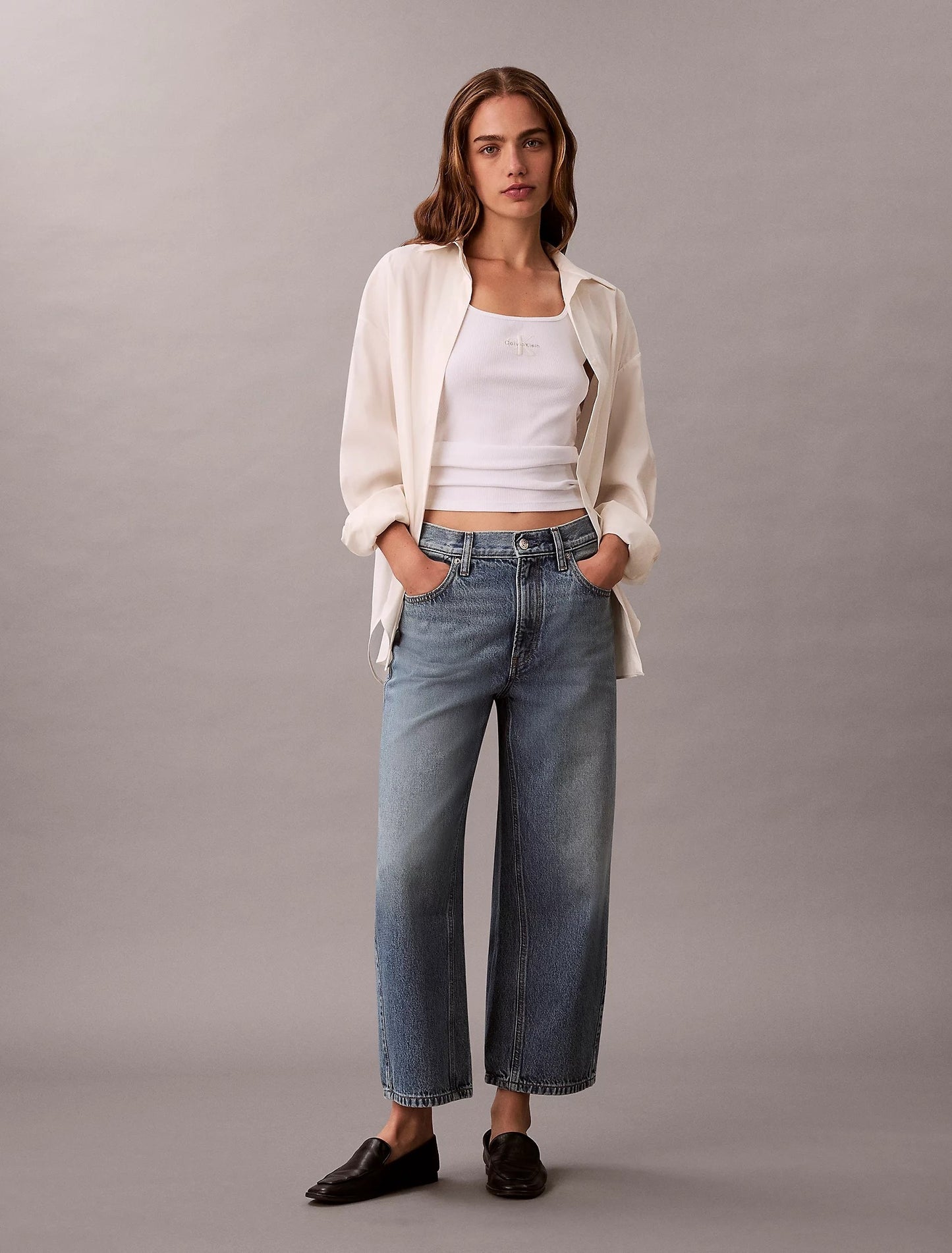 Jeans Calvin Klein "High Rise Culotte" donna