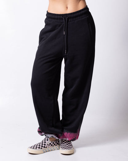 Pantalone County of Milan con grafica ali donna