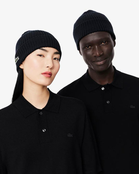 Cappello Lacoste a costine logato