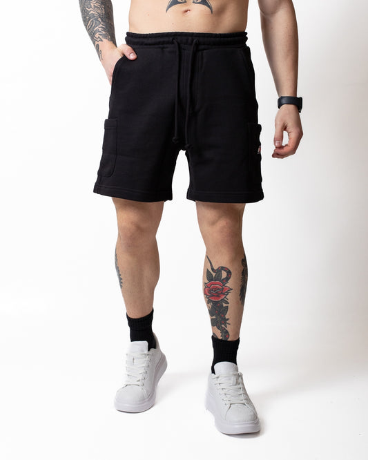Bermuda Tommy Jeans cargo in felpa uomo