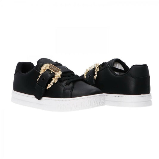 Sneakers Versace Jeans Couture in pelle con fibbia logata donna