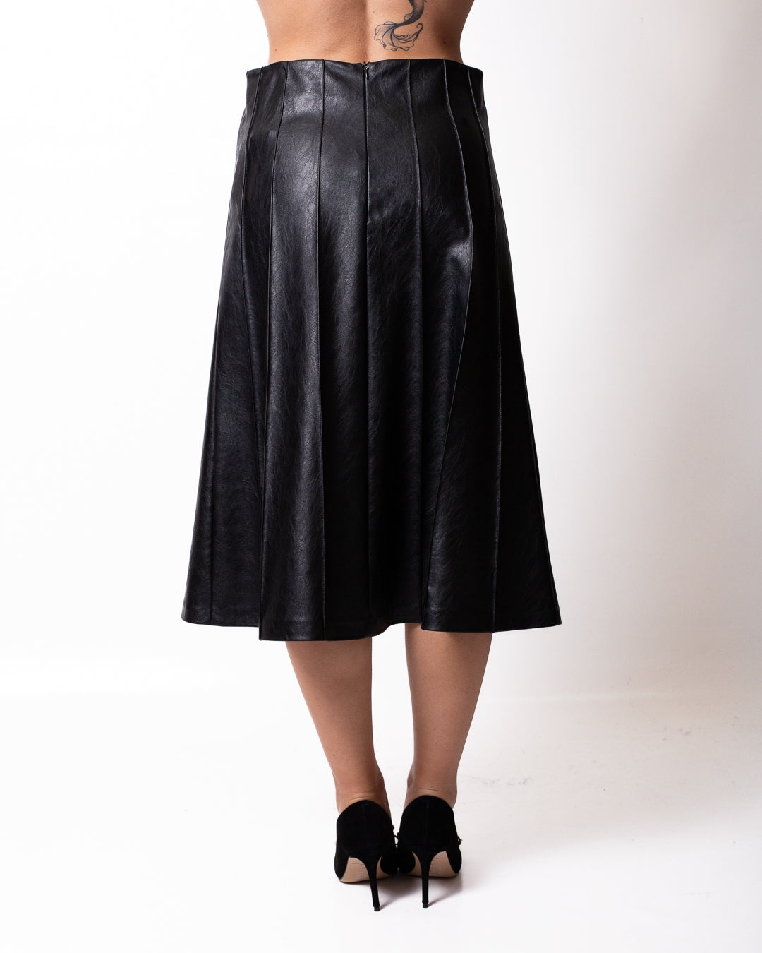 Gonna Twinset Actitude lunga in similpelle donna