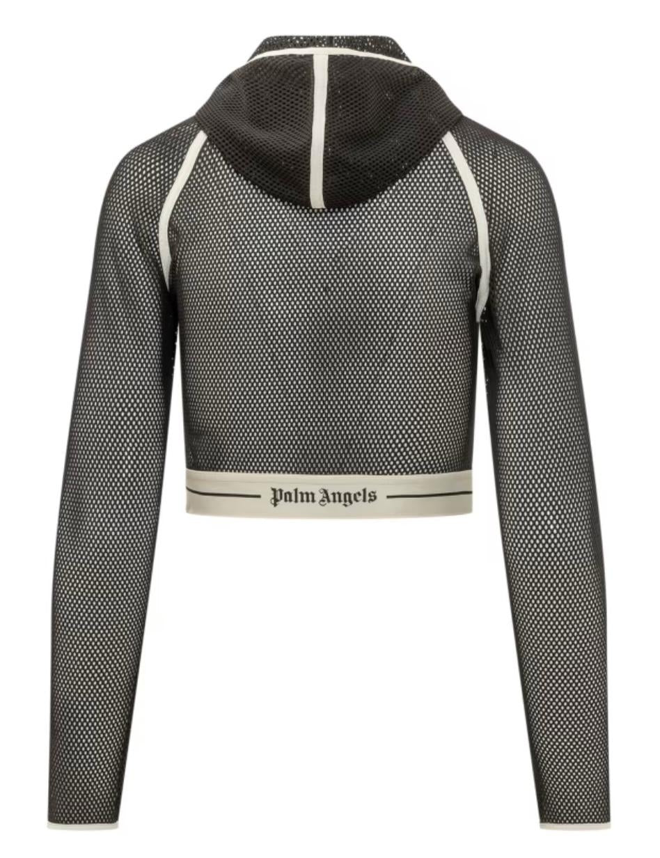 Felpa Palm Angels "Logo Mesh" donna