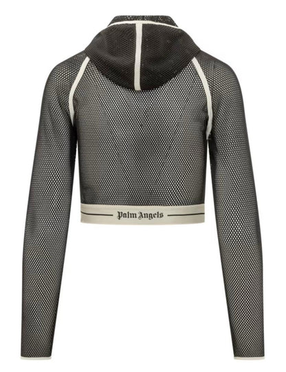 Felpa Palm Angels "Logo Mesh" donna