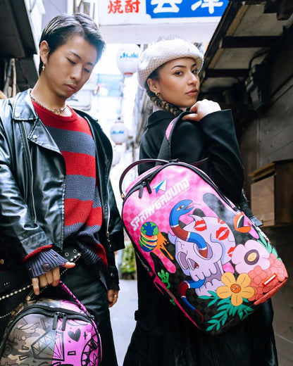 Zaino Sprayground nero WTF skull drip dlxsv backpack