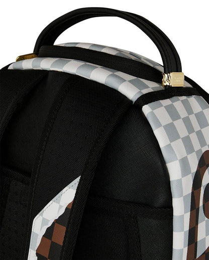 Zaino Sprayground marrone "CREAM AND BROWN TEAR CHECK BACKPACK"