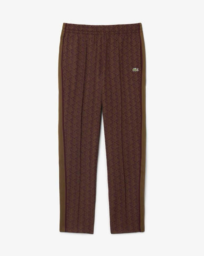 Pantalone Lacoste logato allover uomo