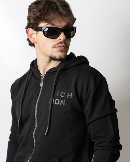 Felpa Richmond X fullzip con cappuccio e logo uomo