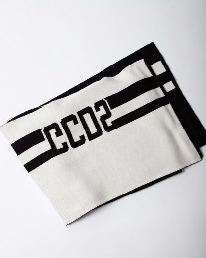 Sciarpa GCDS in misto lana "Band Logo"