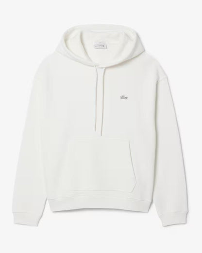 Felpa Lacoste logata con cappuccio uomo
