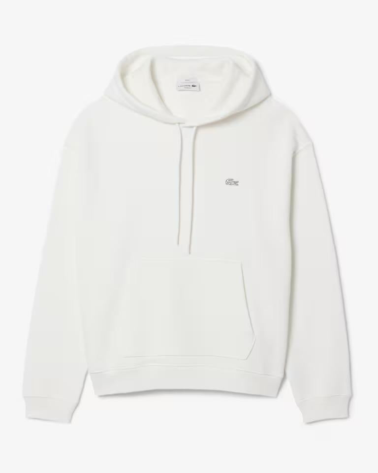 Felpa Lacoste logata con cappuccio uomo