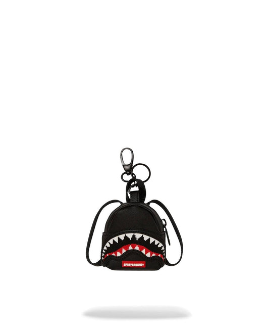Portachiavi Sprayground nero Fly knit mouth backpack keychain