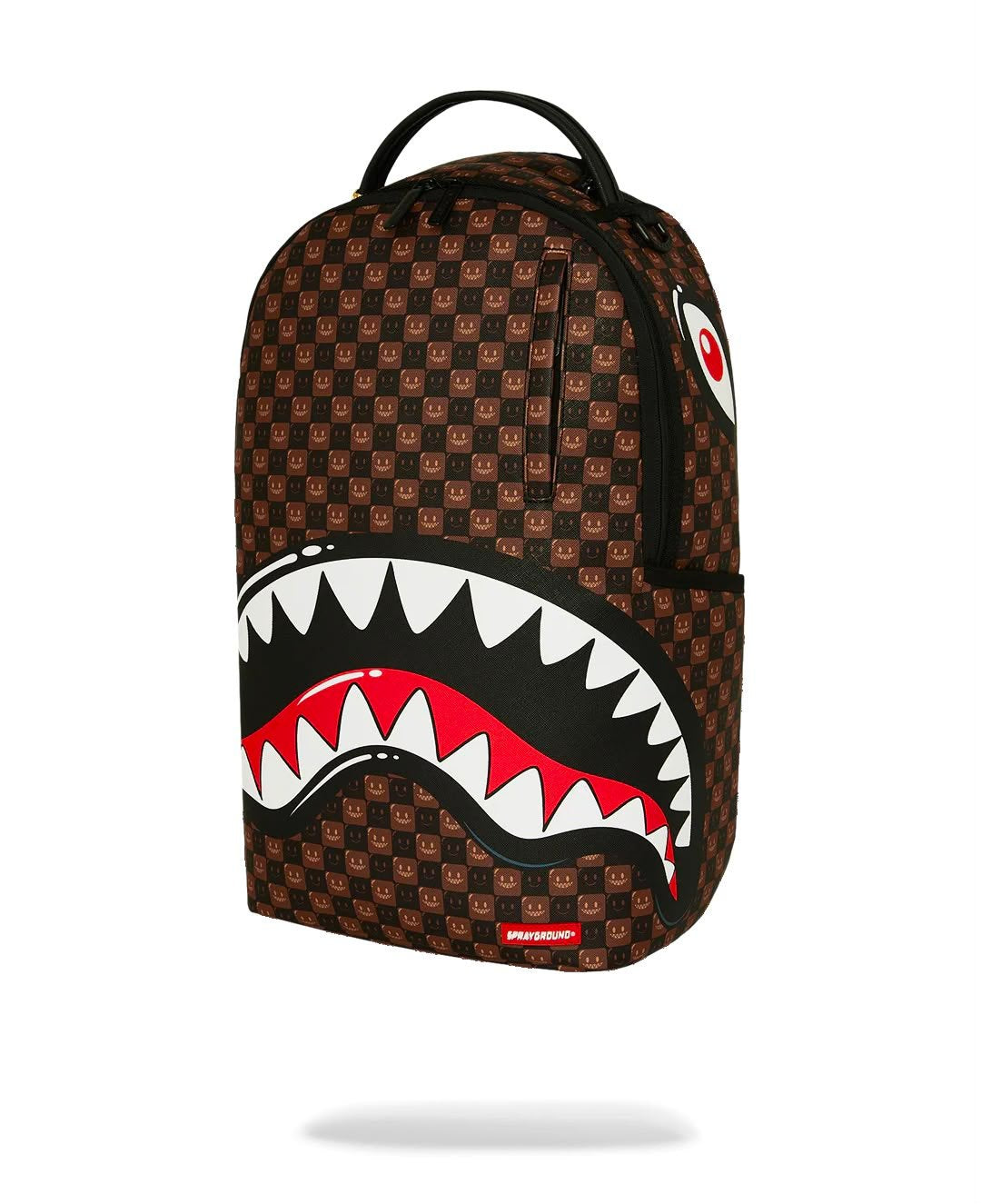 Zaino Sprayground marrone SHARKS IN PARIS WTF BUBBLE BROWN CHECK BACKPACK 