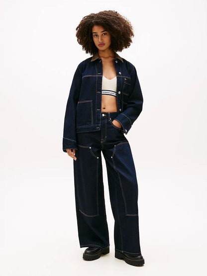 Giubbotto Tommy Jeans "Chore Jacket" in jeans donna