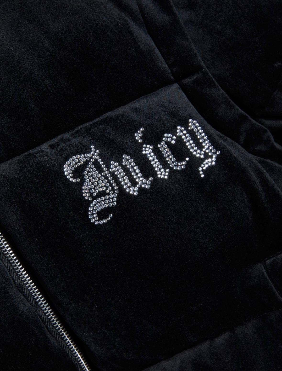 Giubbotto Juicy Couture con logo strass