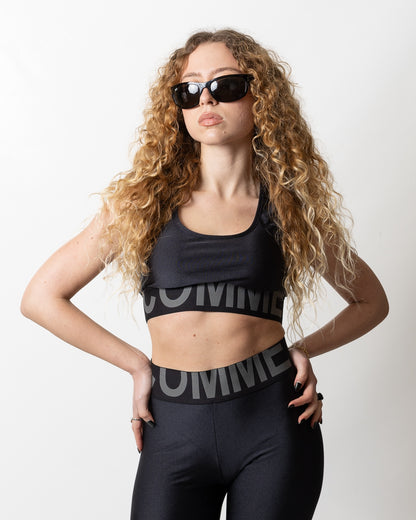 Top Comme des Fuckdown con fascia logata donna