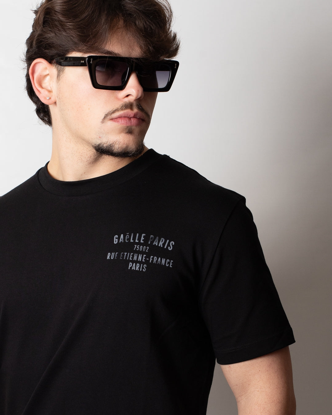 T-Shirt Gaelle basic con stampa logata uomo