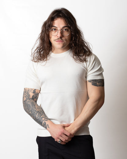 T-Shirt Richmond X in maglia con patch uomo