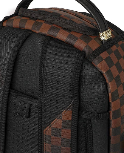 Zaino Sprayground marrone BROWN CHECK GHOST DRIP BACKPACK