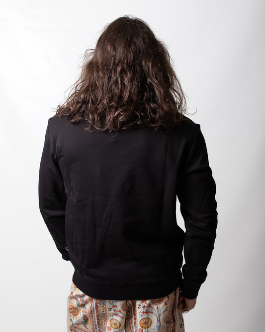 Felpa Just Cavalli girocollo "Logo Twigs" uomo