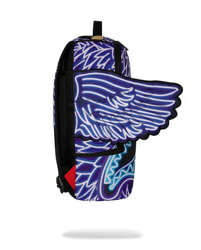 Zaino Sprayground viola Neon wing party dlx-wings backpack