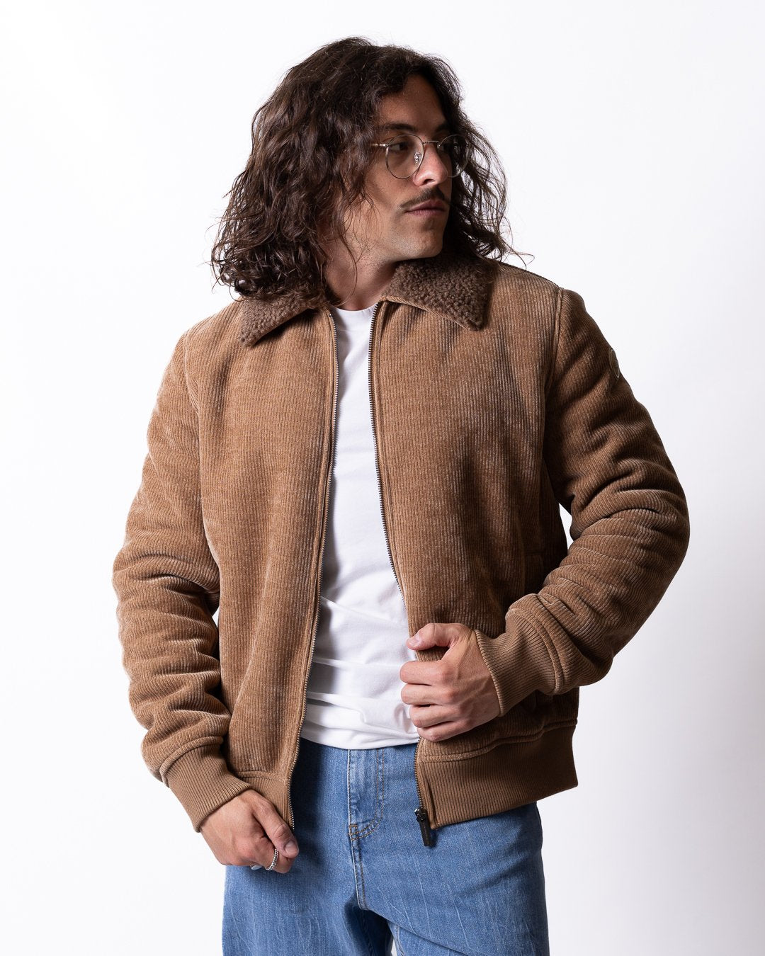 Giubbotto Colmar in ecomontone in costina uomo