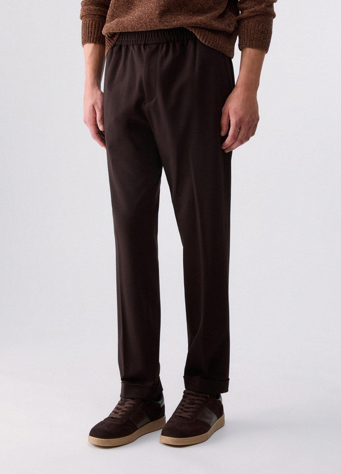 Pantalone Liu Jo "JoggJersey"con logo metallico