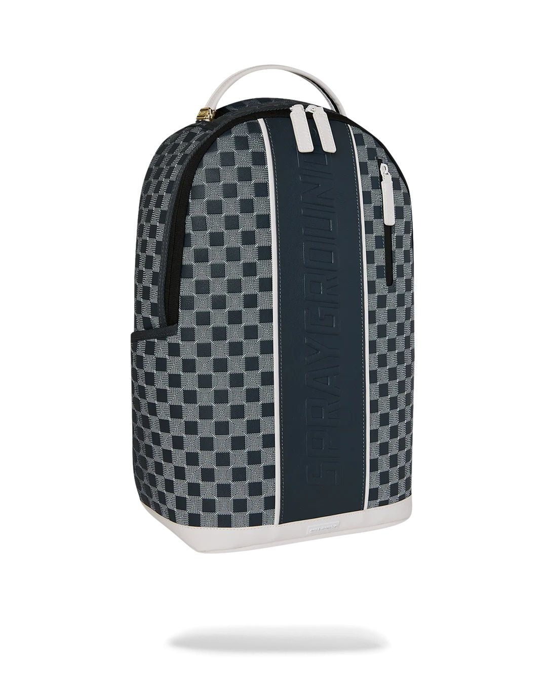 Zaino Sprayground bianco "Upscale check backpack" 