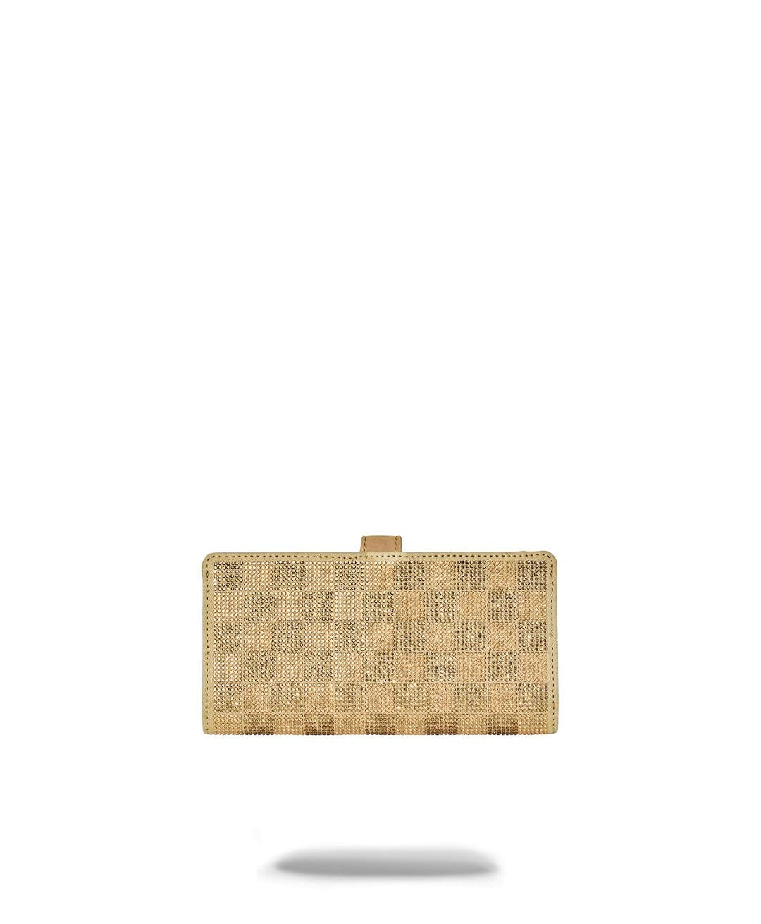 Portafoglio Sprayground 2 TONE GOLD TRINITY SINGLE FOLD WALLET single-fold wallet