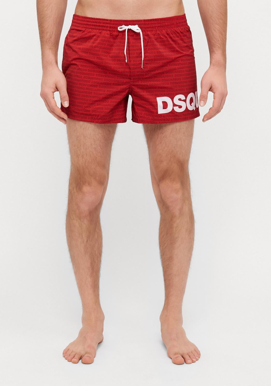 Boxer mare Dsquared2 con logo jacquard uomo