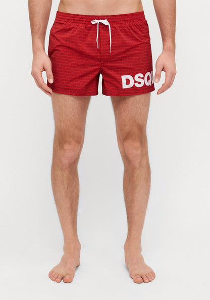 Boxer mare Dsquared2 con logo jacquard uomo
