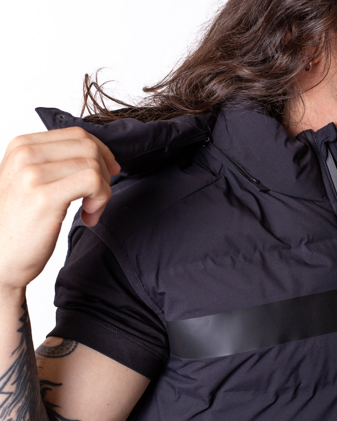 Gilet Karl Lagerfeld con cappuccio removibile uomo