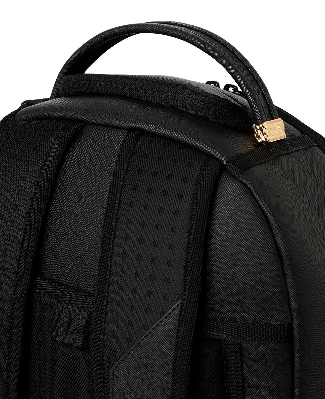 Zaino Sprayground nero BLACKED OUT EMBOSSED GOLD TOOTH BACKPACK