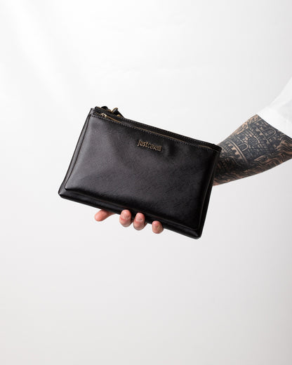 Pochette Just Cavalli "Metal lettering" in ecopelle