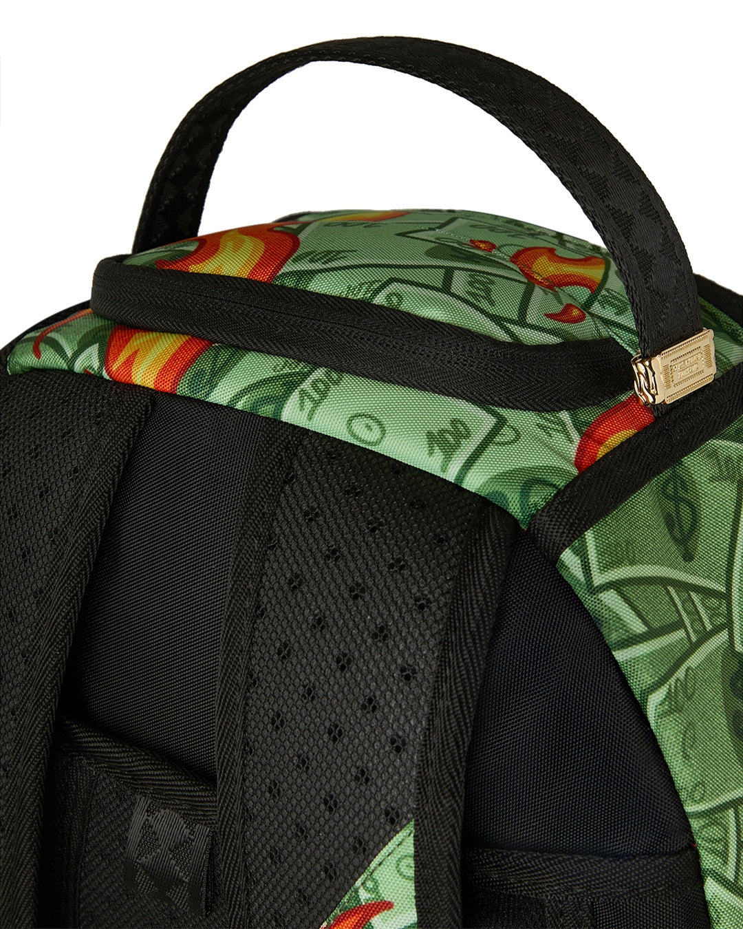 Zaino Sprayground verde DIABLO BEAR IN BUSHES DLXSR BACKPACK A.I. 