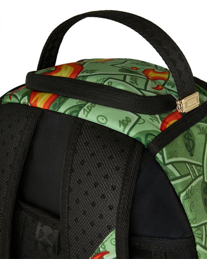 Zaino Sprayground verde DIABLO BEAR IN BUSHES DLXSR BACKPACK A.I. 