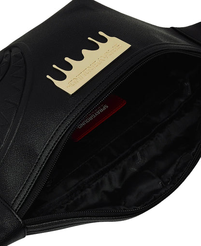 Marsupio Sprayground nero Gold Brick Lux Tortuga savvy crossbody