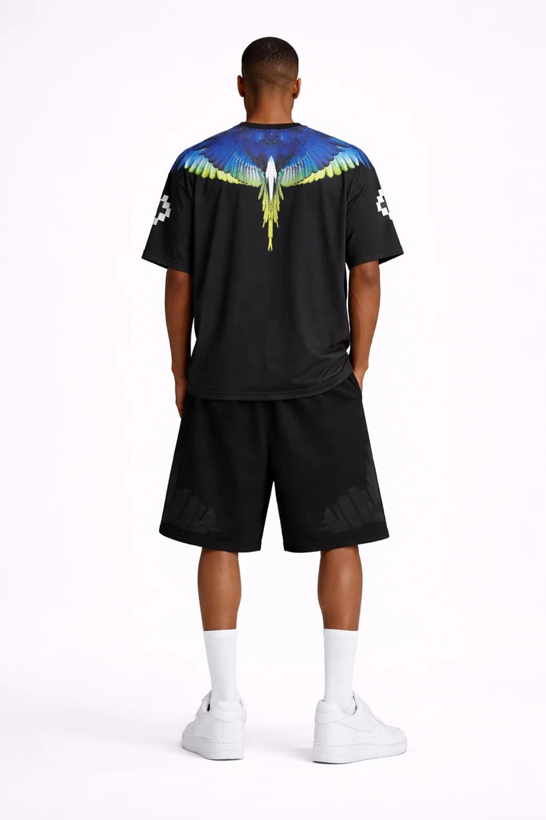 T-Shirt Marcelo Burlon soccer "Icon Wings" uomo