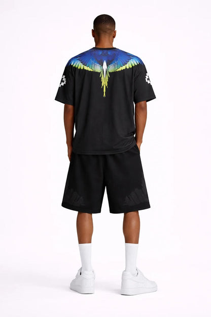 T-Shirt Marcelo Burlon soccer "Icon Wings" uomo
