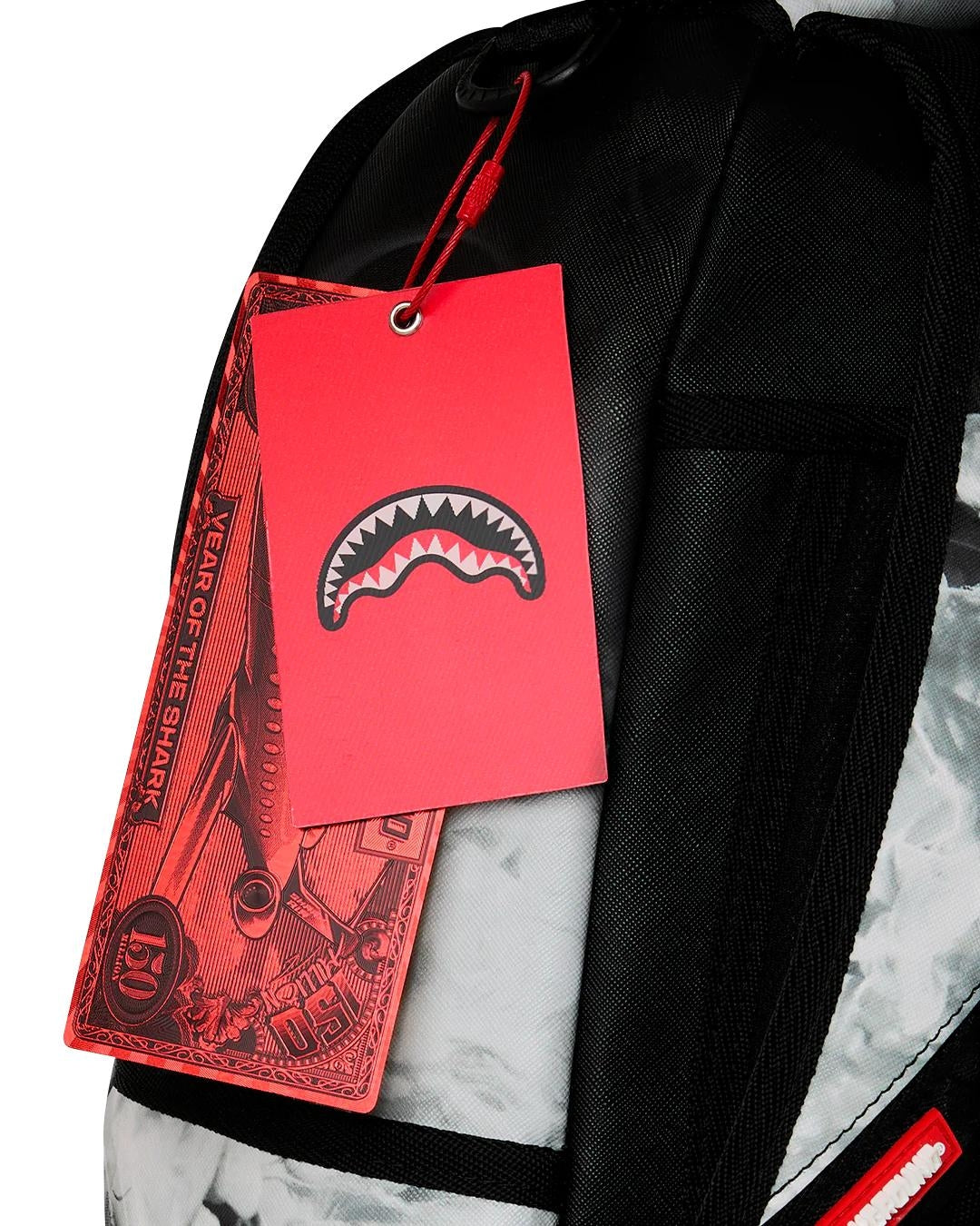 Zaino Sprayground nero "Elevate white backpack"